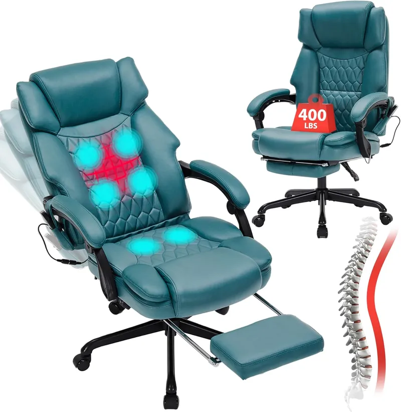 HESL Massage Office Chair with Foot Rest